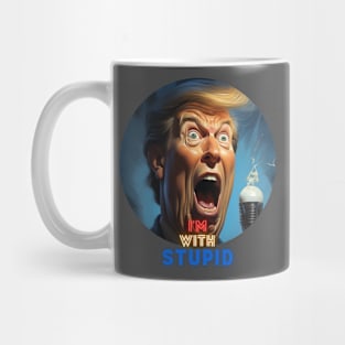 I'M WITH STUPID Mug